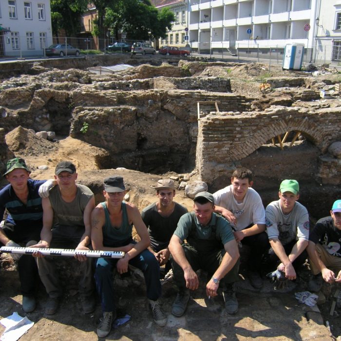 Praktiką atliekantys studentai. Vilnius